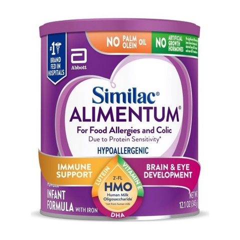 Sữa Bột Similac Alimentum Cho Bé Dị Ứng Đạm Bò Nội Địa Mỹ 0-12M 343gr