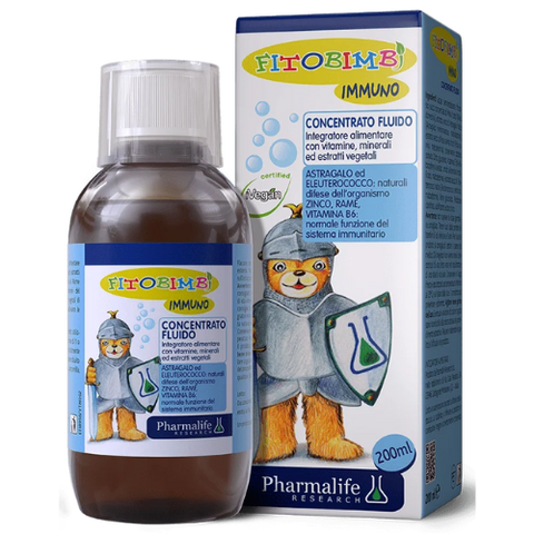 Siro FITOBIMBI IMMUNO Hỗ Trợ Tăng Đề Kháng Cho Trẻ Từ 6 Tháng Chai 200ml