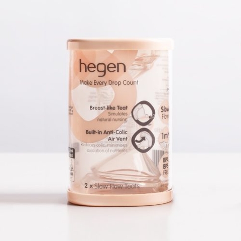 Bộ 2 Núm ti Hegen size S số 1 từ 1 – 3 tháng Fullbox