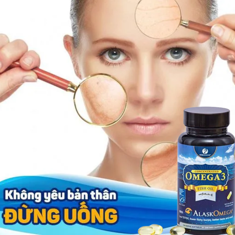 Dầu cá Vita Omega 3 Fish Oil bổ mắt, cải thiện trí nhớ, sức khỏe tim mạch Đức hộp 60v