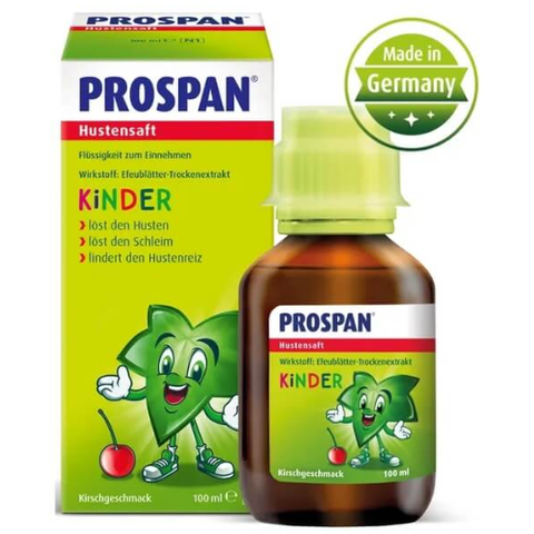 Siro ho điều trị viêm phế quản, tiêu đàm Prospan Đức 100ml