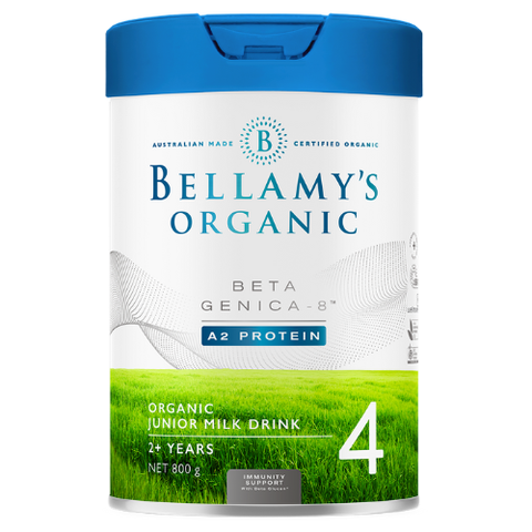 Sữa Hữu Cơ Bellamy’s Organic Beta Genica-8™ số 4 (Đạm A2) cho bé trên 2 tuổi Hộp 800g