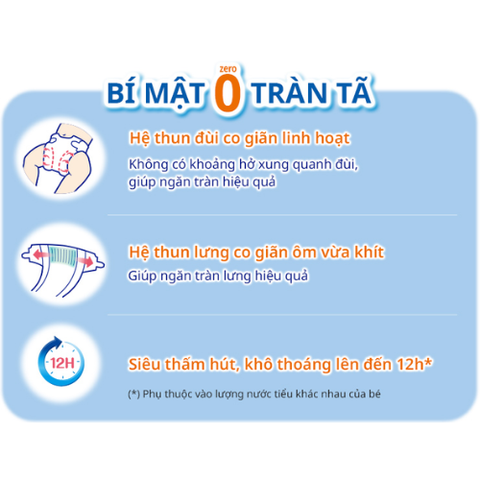 Bỉm Tã Dán Moony Cho Trẻ Sinh Non Và Nhẹ Cân Dưới 3kg (30 Miếng)