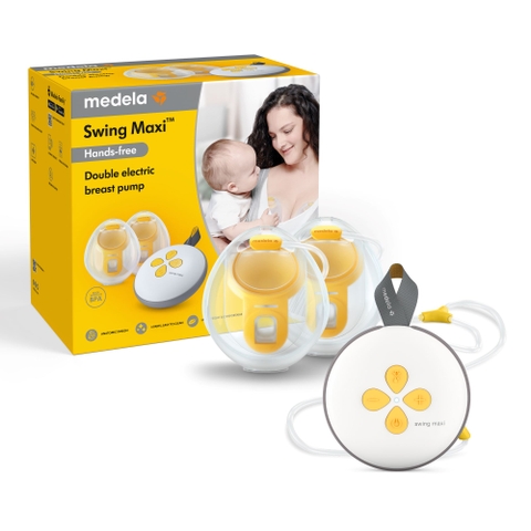 Máy Hút Sữa Điện Đôi Medela Swing Maxi 2.0 – Tăng 18% Sữa, Tiết Kiệm 50% Thời Gian