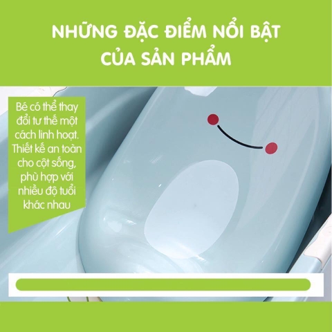 CHẬU TẮM ẾCH CHO BÉ TIỆN LỢI CÓ NÚT THOÁT NƯỚC