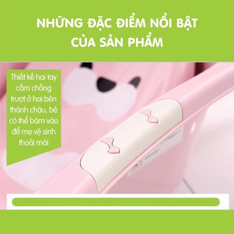 CHẬU TẮM ẾCH CHO BÉ TIỆN LỢI CÓ NÚT THOÁT NƯỚC