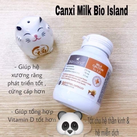 Canxi Sữa Bio Island Milk Calcium Úc cho bé ( Canxi Bio)