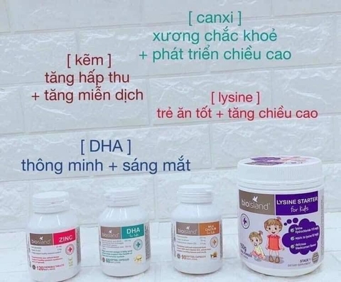 Canxi Sữa Bio Island Milk Calcium Úc cho bé ( Canxi Bio)