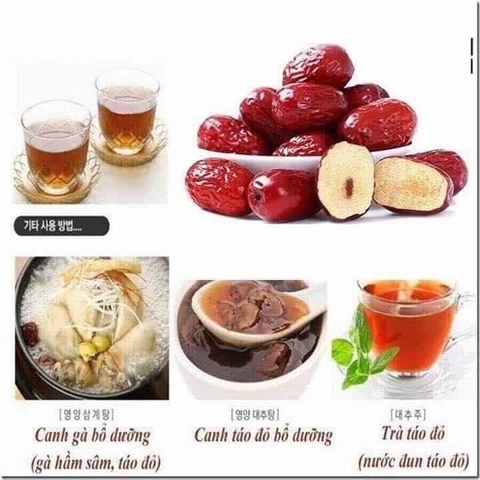 TÁO ĐỎ HÀN QUỐC SẤY KHÔ HỘP 1KG LOẠI 1