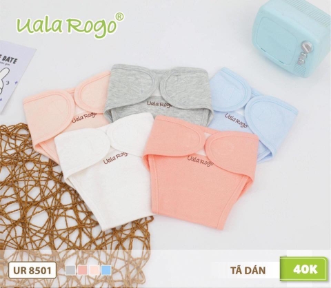 Tã dán bỉm Uala & Rogo 1c size Newborn 3-5kg (quần đóng bỉm Ualarogo)