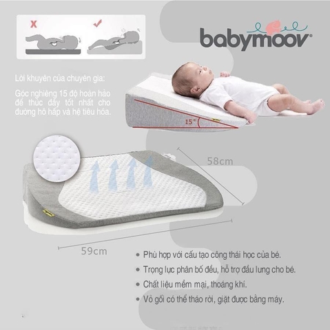 GỐI CHỐNG TRÀO NGƯỢC BABYMOOV CỦA PHÁP