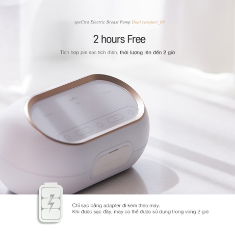 Máy Hút Sữa Đôi/Kép Spectra Dual Compact (Bảo Hành 24 Tháng)