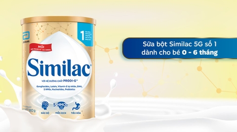 Sữa Bột Similac Số 1 Dinh Dưỡng 5G 400g (0-6 Tháng)
