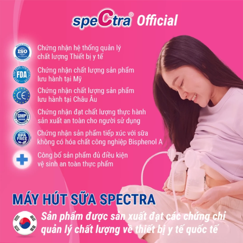 Máy Hút Sữa Rảnh Tay Không Dây Spectra Wearable (Bảo hành 24 tháng)