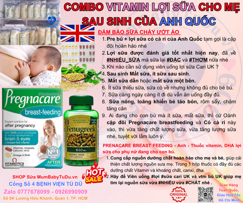 Vitabiotics Pregnacare Breast-Feeding Viên Uống Dành Cho Phụ Nữ Sau Sinh Hộp 56 Viên + 28 Viên Nang 2026 – Pregnacare Breast-Feeding Bổ Sung Vitamin Khoáng Chất Omega-3 DHA Hỗ Trợ Mẹ Sau Sinh Cho Con Bú Sức Khỏe Mẹ Khỏe Bé Phát Triển Toàn Diện Não Bộ Miễn Dịch An Toàn Không Gluten Không Lactose Chính Hãng Anh Giá Rẻ