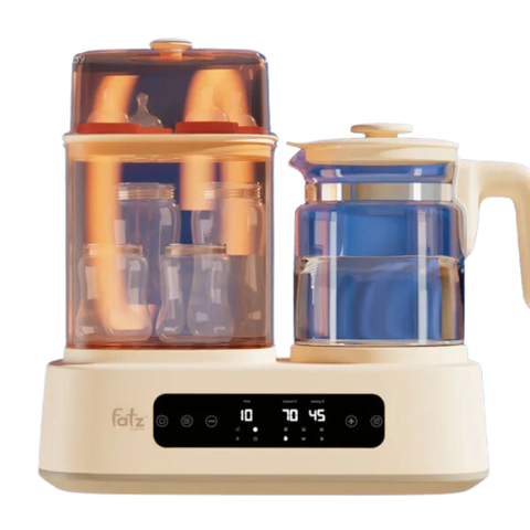 Máy đa năng điện tử (Tiệt trùng/ Sấy khô/ Hấp/ Đun/ Hâm nước & nấu chậm) Multimax 12 Fatzbaby