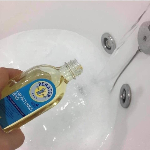 [Date T1.25] Tinh dầu tắm chống cảm cúm Penaten Đức 125ml cho bé 6 tháng trở lên