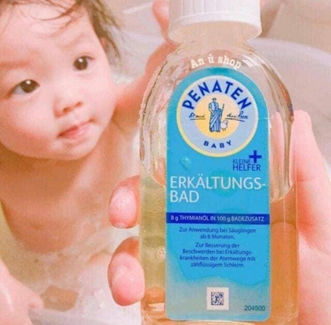 [Date T1.25] Tinh dầu tắm chống cảm cúm Penaten Đức 125ml cho bé 6 tháng trở lên