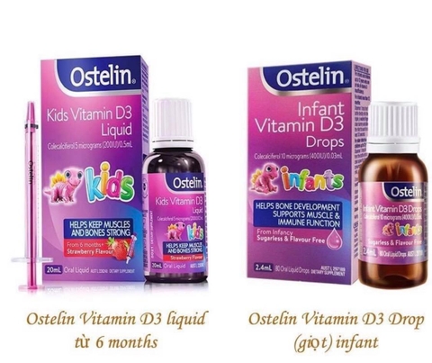 OSTELIN KIDS VITAMIN D3 LIQUID - ÚC 20ml