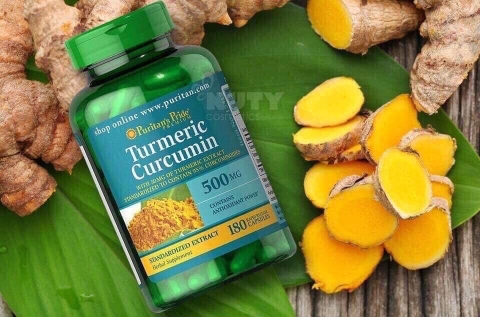 VIÊN UỐNG TINH NGHỆ VÀNG CURCUMIN PURITAN'S PRIDE 500mg