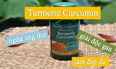 VIÊN UỐNG TINH NGHỆ VÀNG CURCUMIN PURITAN'S PRIDE 500mg