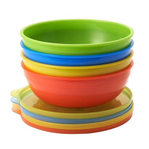 BỘ 4 BÁT CÓ NẮP + 2 THÌA MUNCHKIN