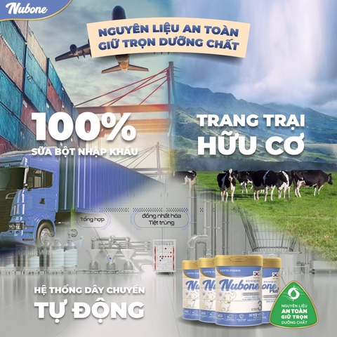 🍼 SỮA NUBONE STEP 1 – DÀNH CHO BÉ 0–6 THÁNG TUỔI