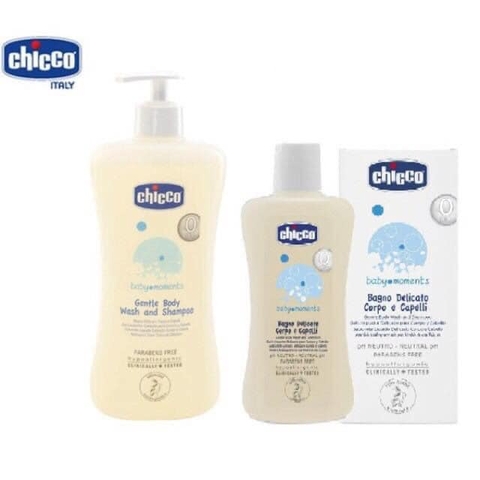 Sữa Tắm Gội Chicco Chiết Xuất Yến Mạch 0M+ (200ml - 500ml)