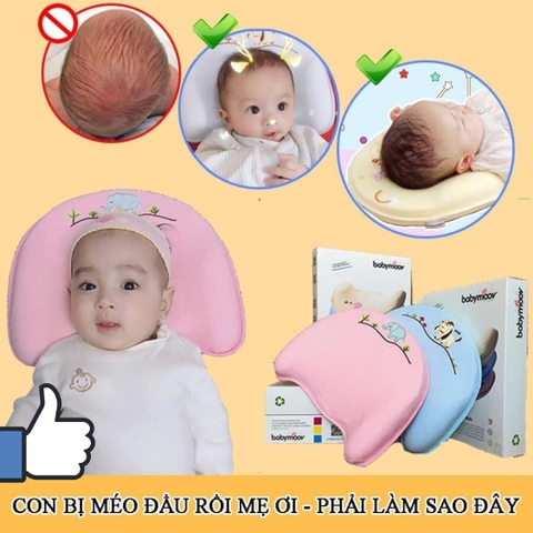 GỐI CHỐNG MÉO ĐẦU BABY MOOV