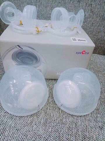 Bộ 2 cúp hút sữa rảnh tay Spectra Hàn Quốc 24mm/28mm