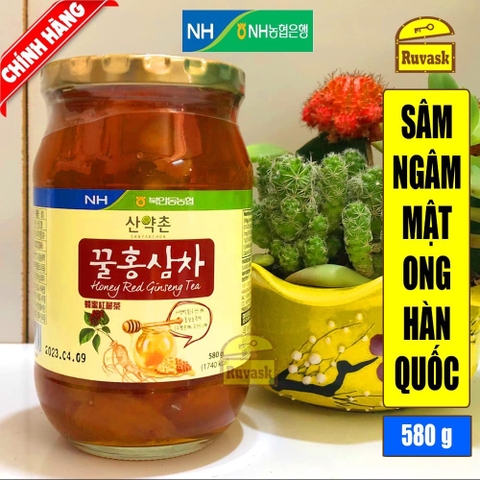 Hồng Sâm Ngâm Mật Ong Hàn Quốc 580g
