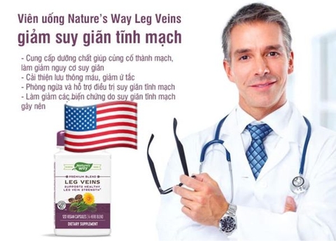 Nature’s Way Horse Chestnut hỗ trợ giãn tĩnh mạch chân 90v