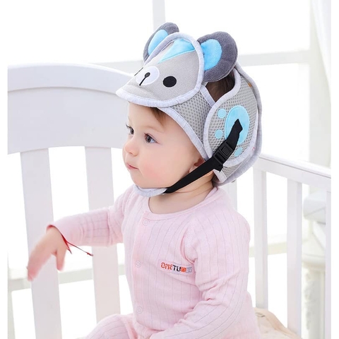 MŨ BẢO HỘ, BẢO VỆ BÉ SAFETY BABY LƯỚI HÌNH THÚ DỄ THƯƠNG