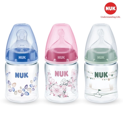 BÌNH SỮA NUK PREMIUM CHOICE CỔ RỘNG NHỰA PP/PA