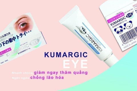 Kem Kumargic Eye 20g của Nhật Hỗ Trợ Cải Thiện Thâm Quầng Mắt