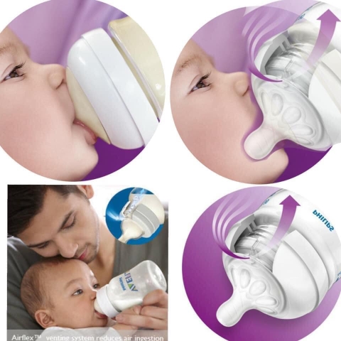 BÌNH SỮA PHILIPS AVENT MÔ PHỎNG TỰ NHIÊN DUNG TÍCH 60ML/125ML/260ML/330ML