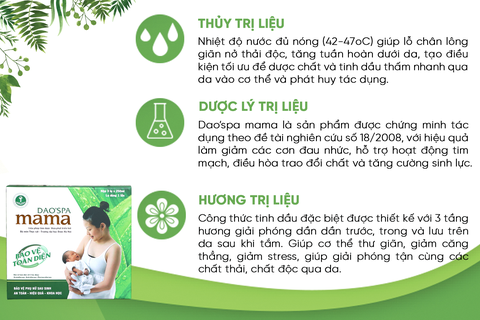 DUNG DỊCH XÔNG TẮM DAO'SPA MAMA