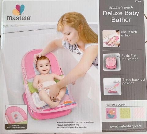 Ghế nằm tắm dành cho trẻ em, khung bằng sắt đế nhựa 07167 Mastela