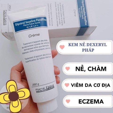 Kem dưỡng ẩm, Kem nẻ Dexeryl nội địa Pháp tuýp 250g