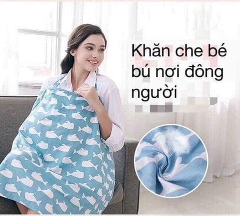 Khăn Choàng Che Bé Bú Tiện Ích