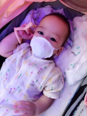 Khẩu trang gấu Pigeon Nhật Bản cho bé