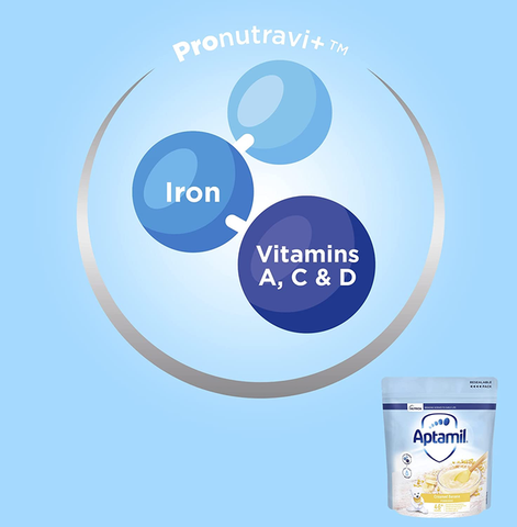 Bột Ăn Dặm Aptamil Anh Túi 125g Cho Bé Từ 4 Tháng