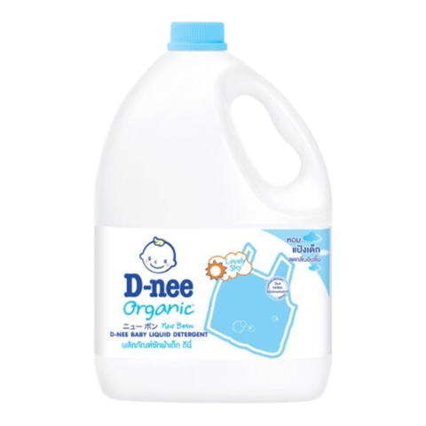 Nước Giặt Xả Dnee Baby Liquid Detergent Lovely Sky Thái Lan 3000ml (Màu Xanh Dương)
