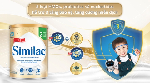 Sữa Bột Similac Số 2 Dinh Dưỡng 5G 400g (6-12 Tháng)