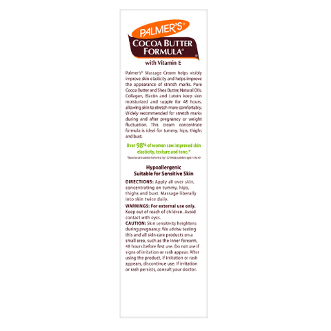 Kem ngăn ngừa & giảm rạn da Cocoa Butter Formula Massage Cream For Stretch Marks - Palmer s (125g) Mỹ