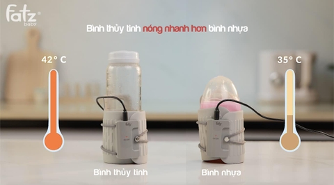 Dụng cụ hâm sữa trên ô tô có kèm Adaptor FB3100MX Fatzbaby