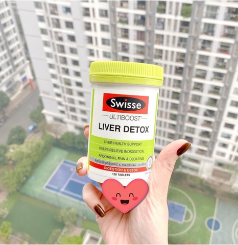 Viên uống Giải Độc Gan Swisse Ultiboost Liver Detox 120 viên - Úc