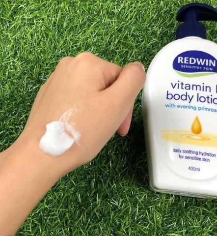 [Date T9.25] Kem Dưỡng Da Redwin Vitamin E Body Lotion Úc chai 400ml Dưỡng Ẩm Toàn Thân Chống Nẻ Da Cho Da Mịn Màng