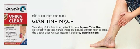 Kem Bôi Giãn Tĩnh Mạch Carusos Veins Care Cream 75Gr Của Úc