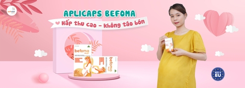 Viên uống Vitamin tổng hợp Aplicaps Befoma Mujer bổ sung Sắt, Vitamin và khoáng chất cho bà bầu (30 viên)